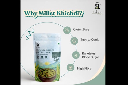 How Millet Khichdi can be a great addition to a weight loss diet due to its low glycemic index and high satiety factor & diabetic-friendly meal option.