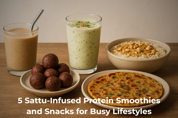 5 Sattu-Infused Protein Smoothies and Snacks for Busy Lifestyles