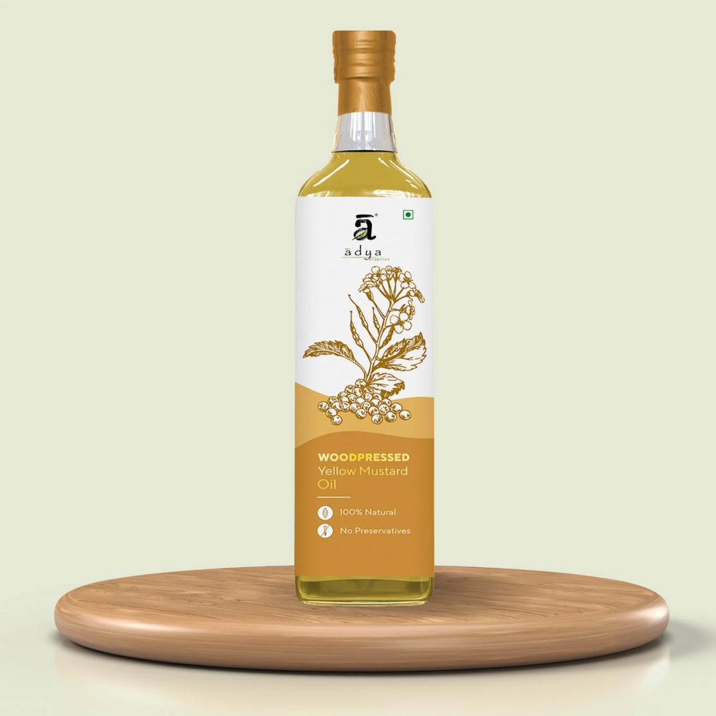 Woodpressed Yellow Mustard Oil