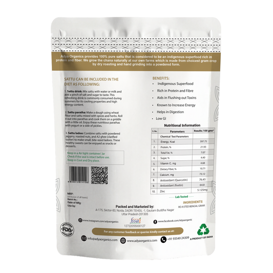 Organic Chana Sattu Powder