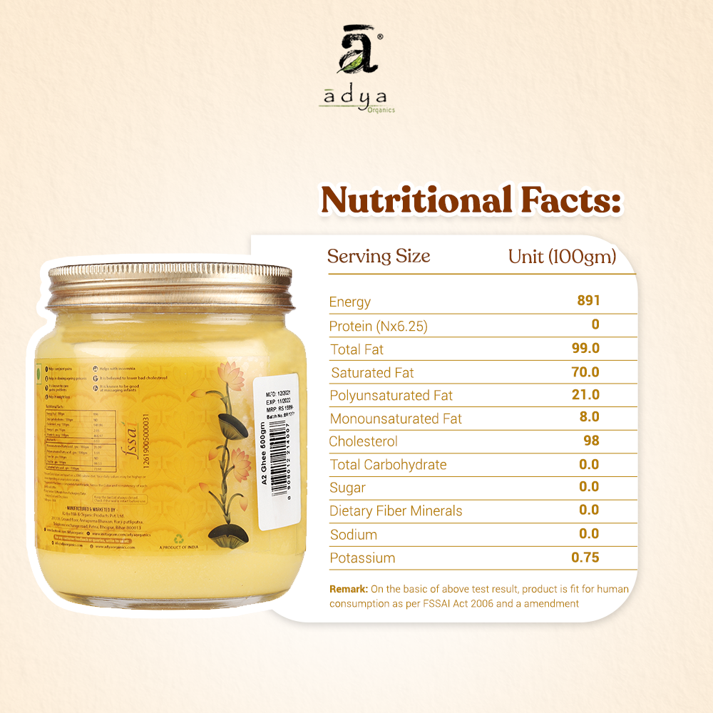 Pure & Organic A2 Gir Cow Ghee