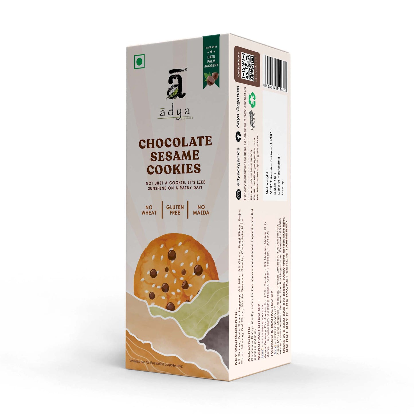 Chocolate Sesame Cookies