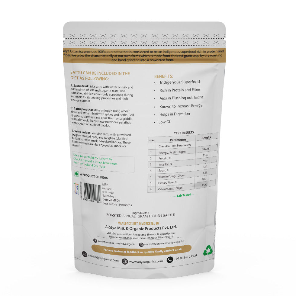 Organic Chana Sattu Powder