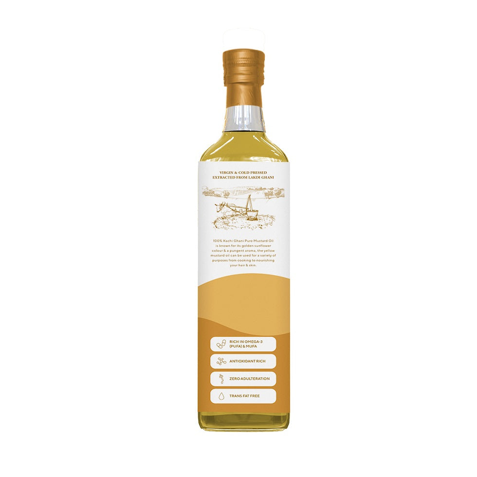 Woodpressed Yellow Mustard Oil