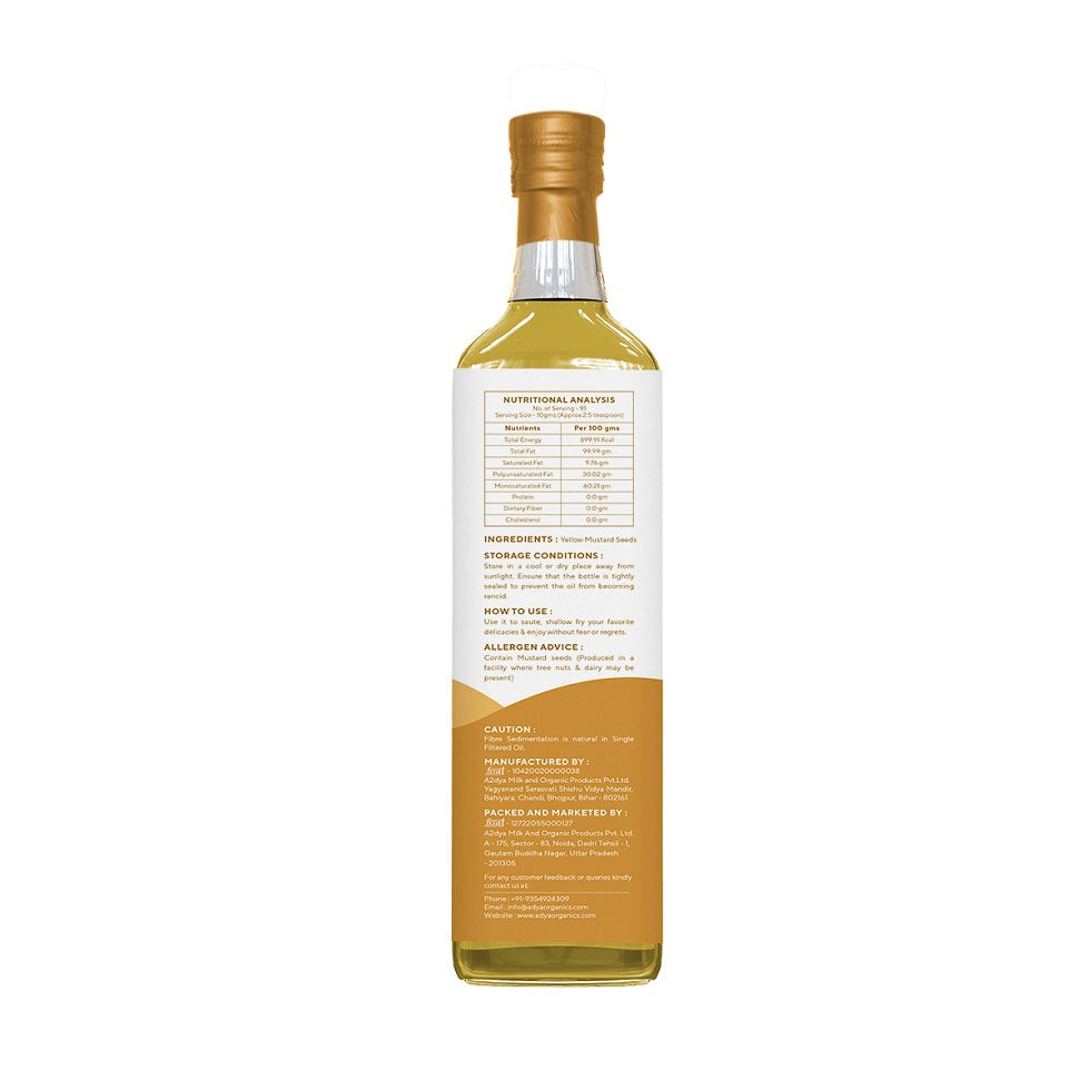 Woodpressed Yellow Mustard Oil