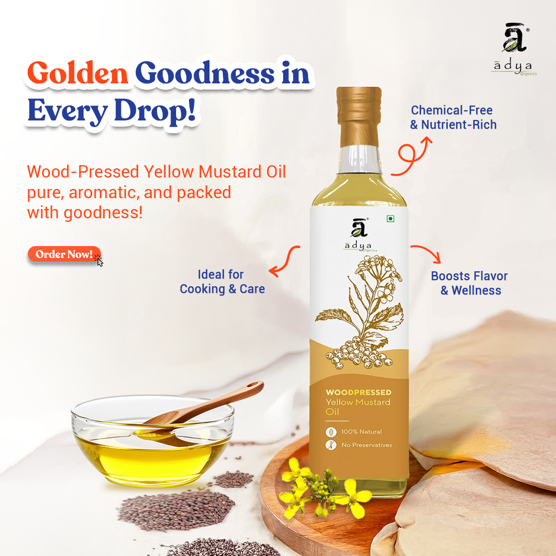 Woodpressed Yellow Mustard Oil