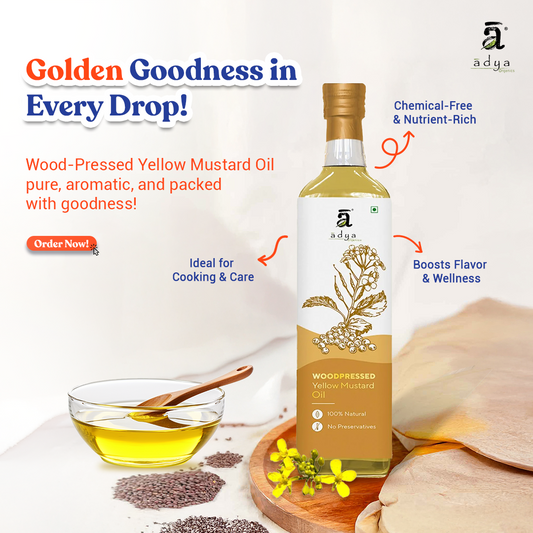 Woodpressed Yellow Mustard Oil