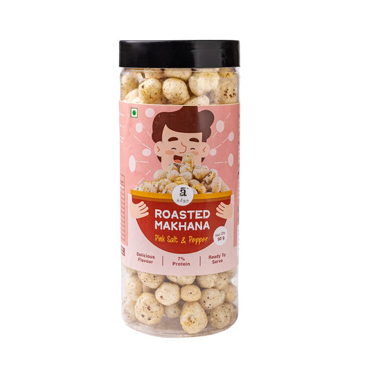 Roasted Makhana (Pink Salt & Pepper)