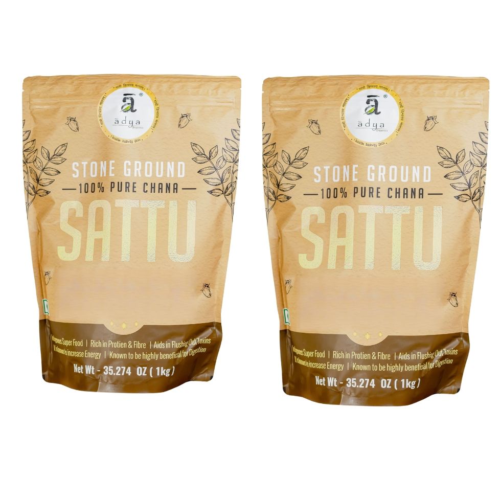 Organic Chana Sattu Powder- Pack of 2