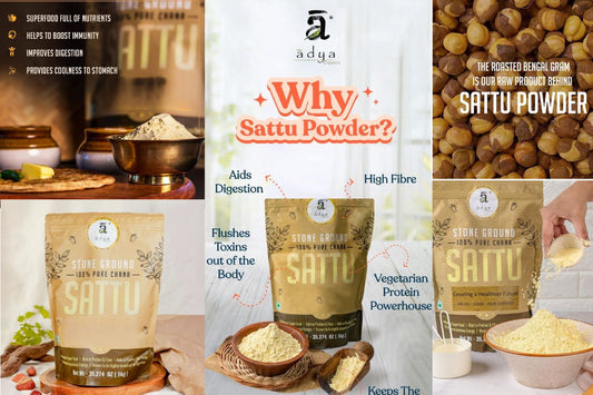 Light  and Nutritious Summer Meals: Stoneground Chana Sattu for Energy on the Go