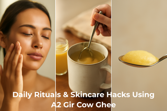 Ghee for Modern Wellness: Daily Rituals & Skincare Hacks Using A2 Gir Cow Ghee