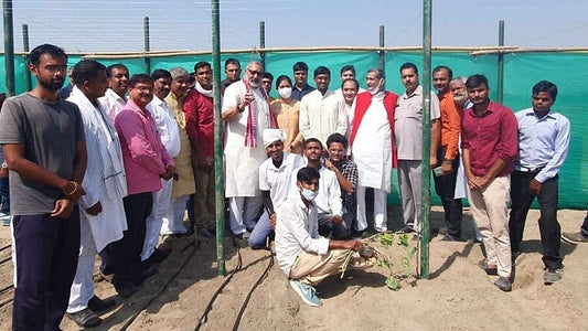 Akash Chaurasia gave training for multilayer farming, farmers' income will increase by cultivating 5 crops simultaneously