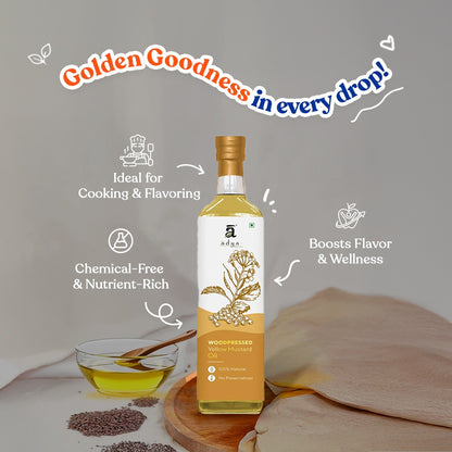 Woodpressed Yellow Mustard Oil