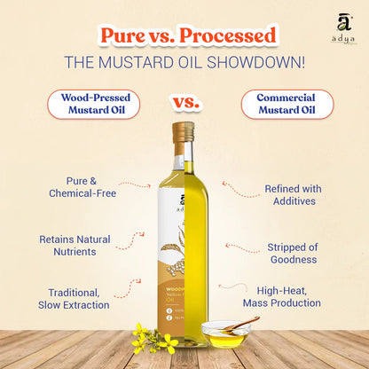 Woodpressed Yellow Mustard Oil
