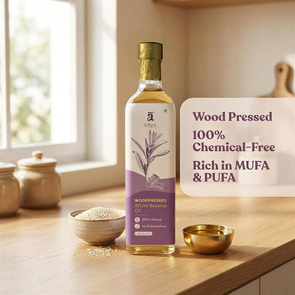 Woodpressed White Sesame Oil