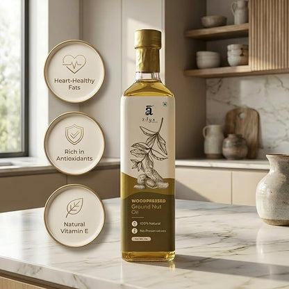 Woodpressed Groundnut Oil