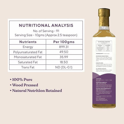 Woodpressed White Sesame Oil