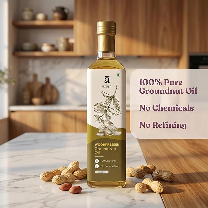 Woodpressed Groundnut Oil