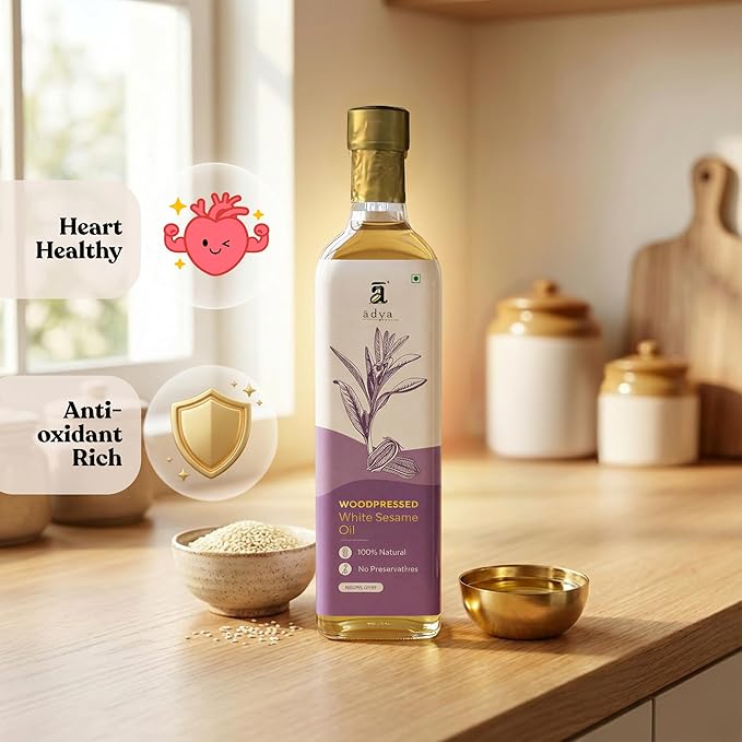 Woodpressed White Sesame Oil