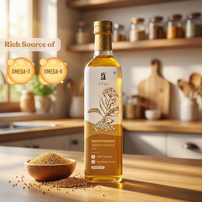 Woodpressed Yellow Mustard Oil