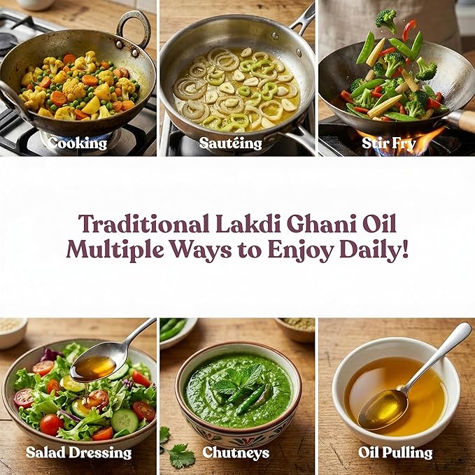 Woodpressed Yellow Mustard Oil