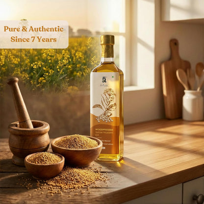 Woodpressed Yellow Mustard Oil