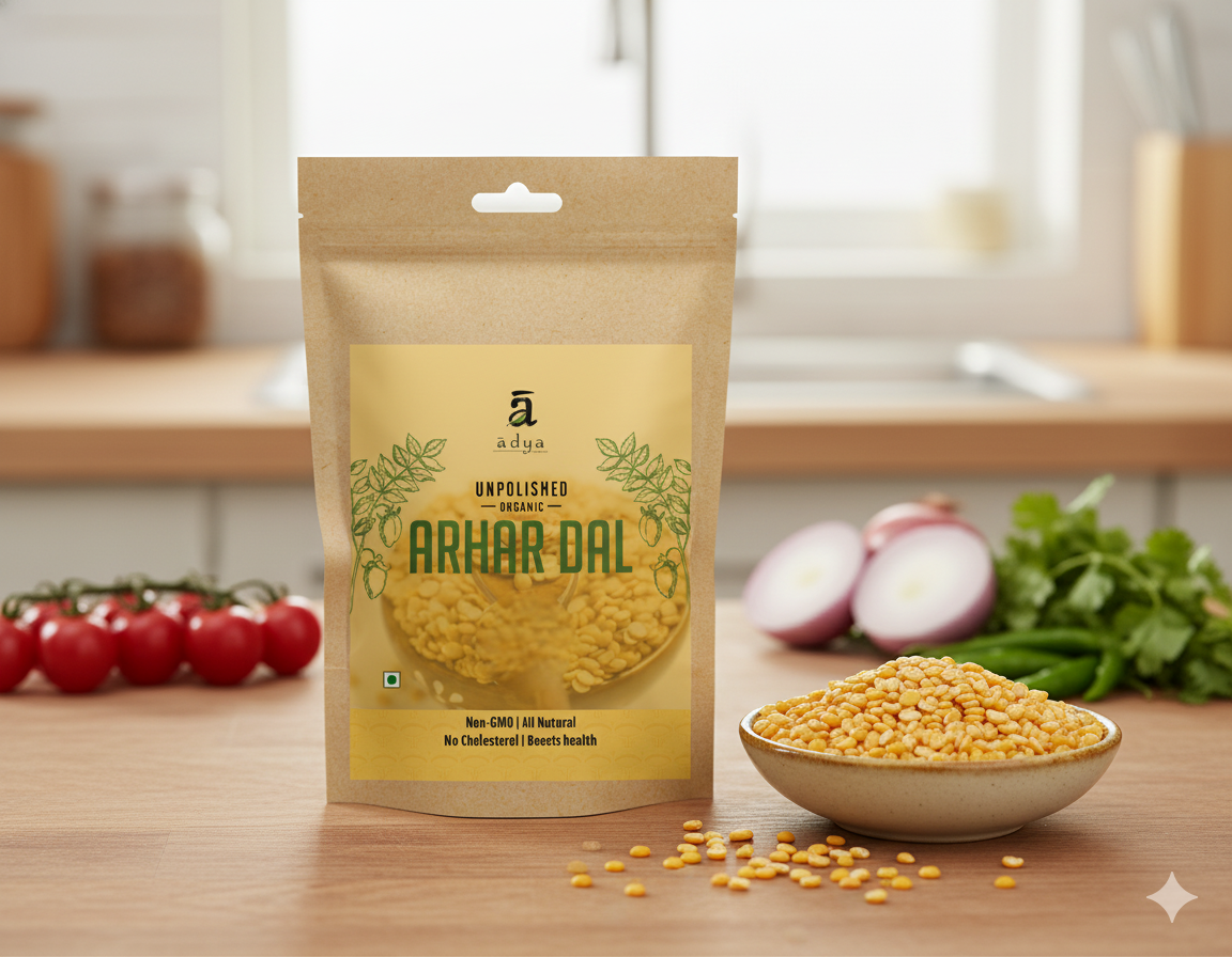 Unpolished Arhar (Toor) Dal