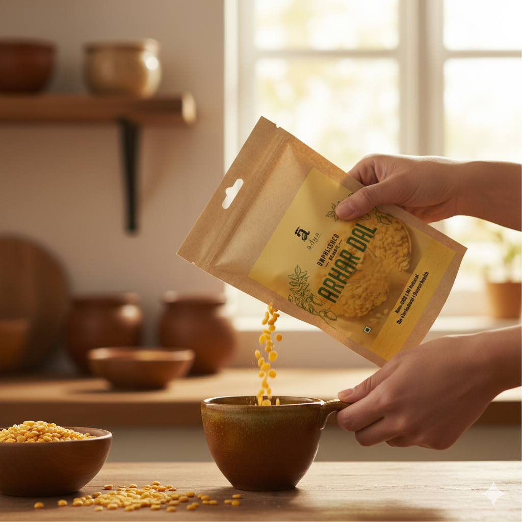 Unpolished Arhar (Toor) Dal