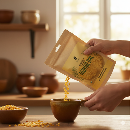 Unpolished Arhar (Toor) Dal