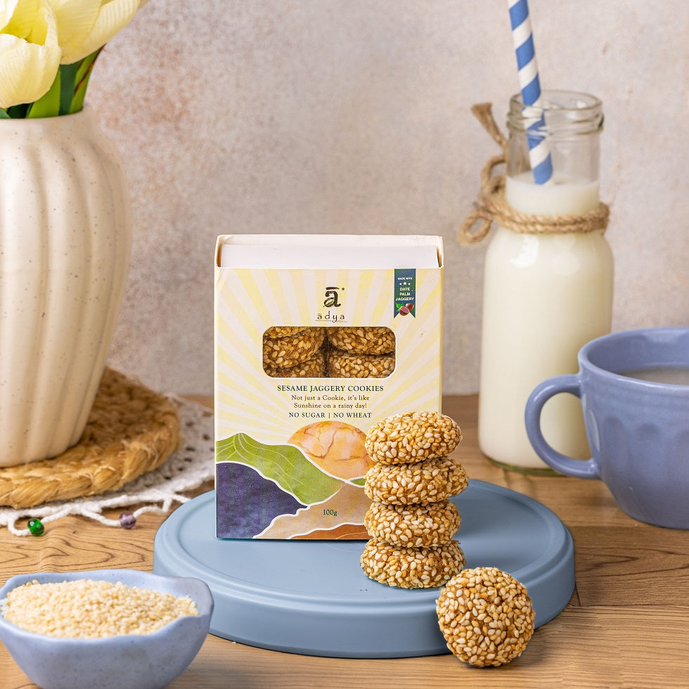 Sesame Jaggery Cookies