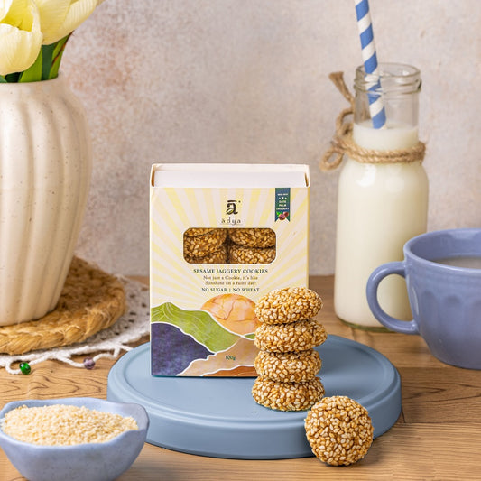 Sesame Jaggery Cookies