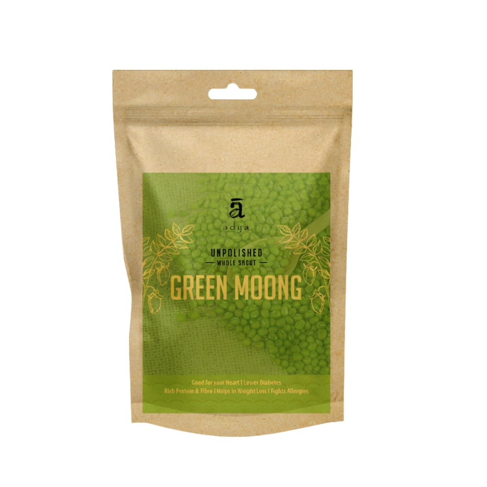 Unpolished Green Moong Dal (Sabut)