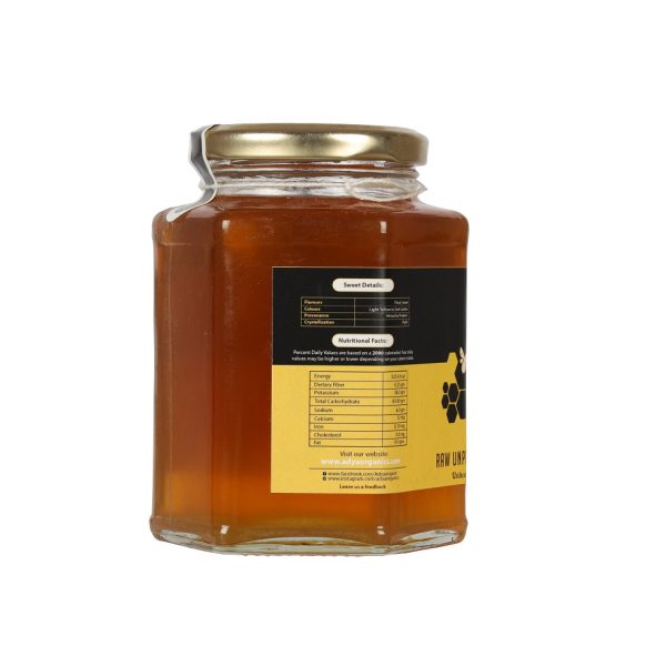 raw unpacked natural honey