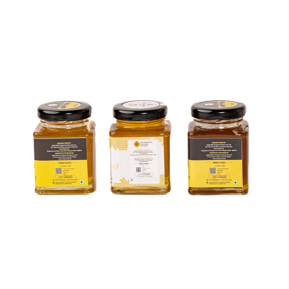pure 100% organic natural honey